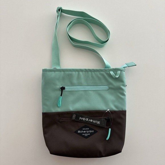 Sherpani Handbags - Sherpani Bag RFID Travel‎ Crossbody Seagreen Nylon Clolorblock Sadie Vegan